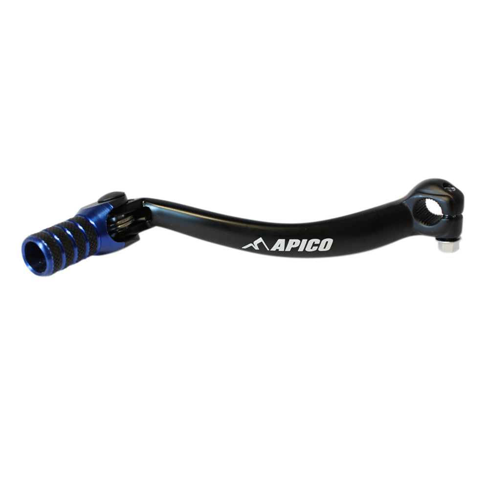 APICO GEAR PEDAL ELITE YAMAHA YZ250F/450F 06-13, WR250F 07-14, WR450F 07-15 BLACK/BLUE