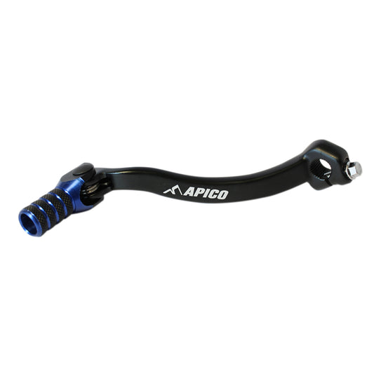 APICO GEAR PEDAL ELITE YAMAHA YZ250F 14-18, YZ450F 14-17, YZ250FX/WR250F 15-19, YZ450FX/WR450F 16-18  BLACK/BLUE