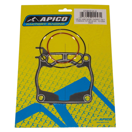 APICO HEAD AND BASE GASKET SET YAMAHA YZ125 22-23,  YZ125X 2023