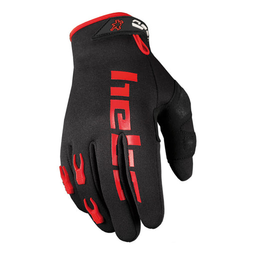 HEBO GLOVE NEOPRENE BLACK/RED X-SMALL
