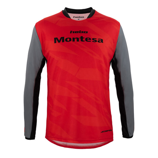 HEBO SHIRT MONTESA CLASSIC TECH 24 BLACK/RED