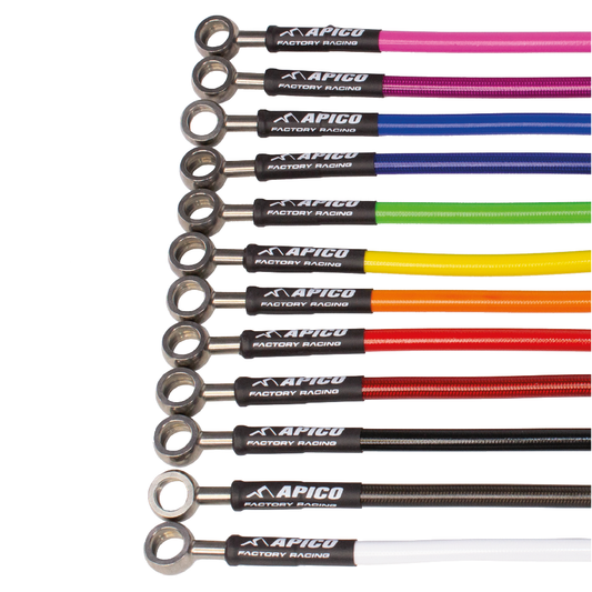 APICO BRAKE HOSE REAR SUZUKI RM250 06-09, RM-Z250 07-12, RM-Z450 08-12, RM-X450 10-13  (R)