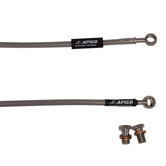 APICO BRAKE HOSE FRONT YAMAHA YZ250F 01-04, YZ400/426/450F 98-04 (R)