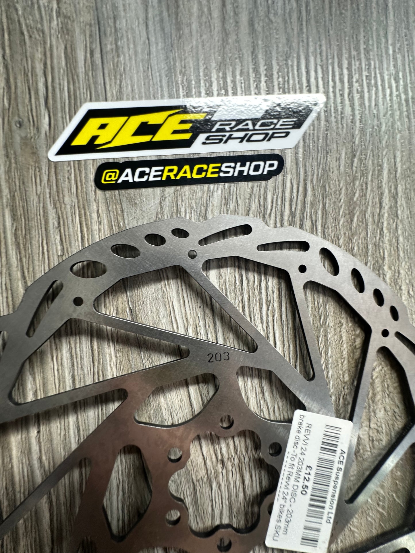 203mm Front brake disc - To fit Revvi 24″ inch electric bikes