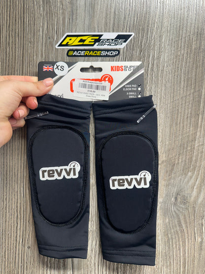 Revvi Bikes Kids & Youth Knee Pads - Go Shock Padding (Pair)