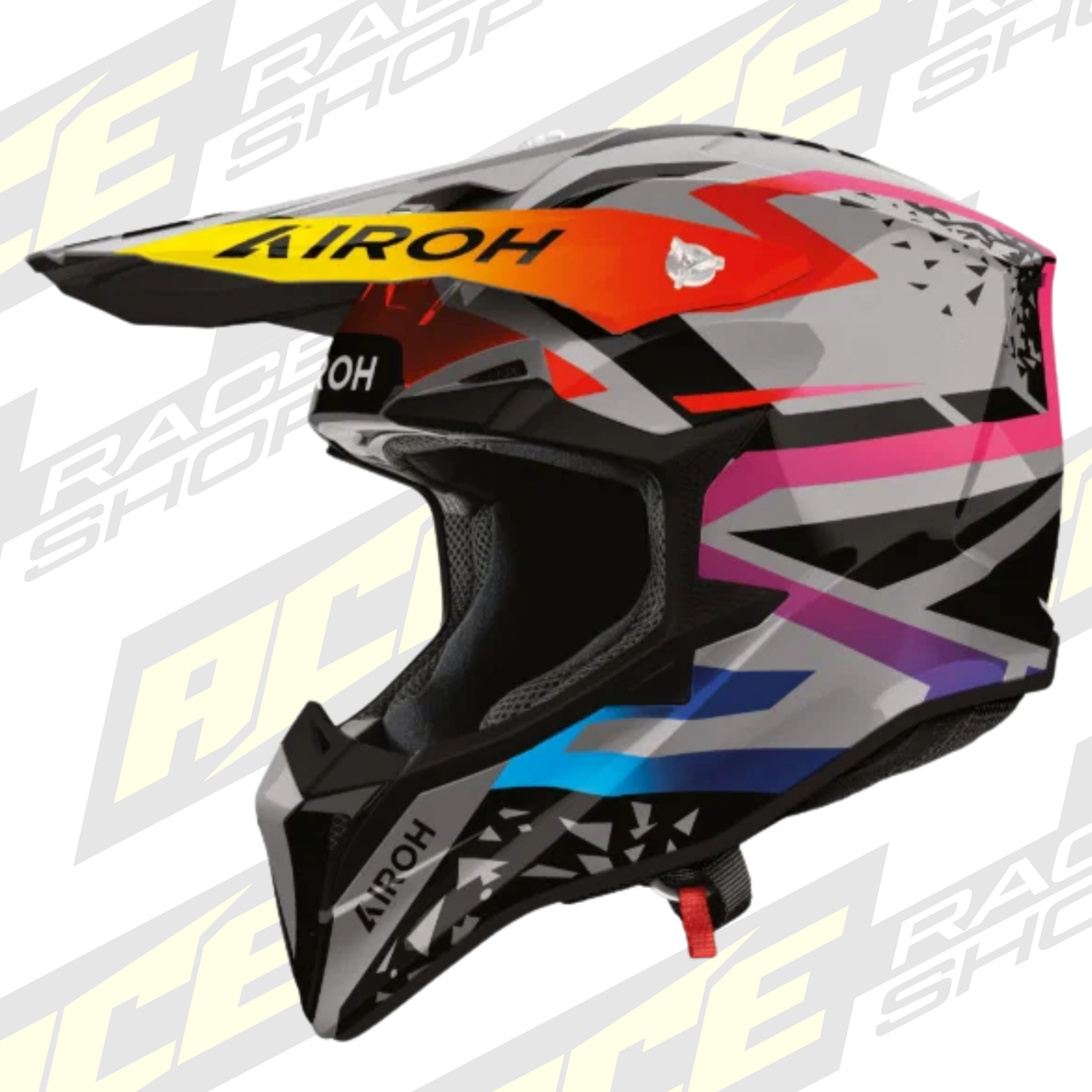 AIROH WRAAAP KARMA GLOSS MX MOTOCROSS HELMET