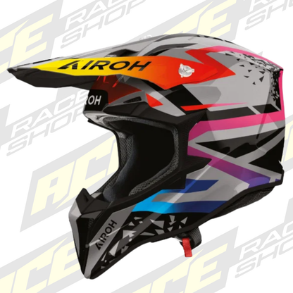 AIROH WRAAAP KARMA GLOSS MX MOTOCROSS HELMET
