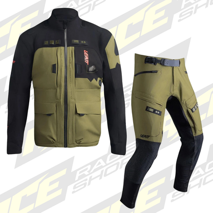 LEATT ENDURO WAERPROOF HYDRADRI 6.5 JACKET&PANT COMBO - KHAKI