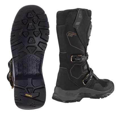 LEATT ADVENTURE BOOT HYDRADRI 7.5 STEALTH / GREEN LANE TRAIL RIDING