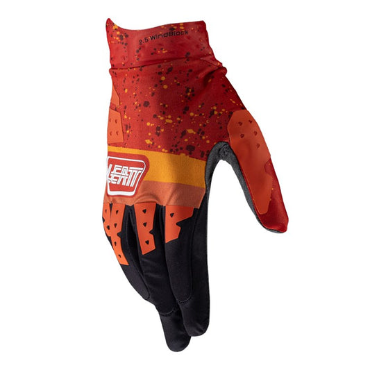 LEATT 2026 GLOVE MOTO 2.5 WINDBLOCK BURN RED