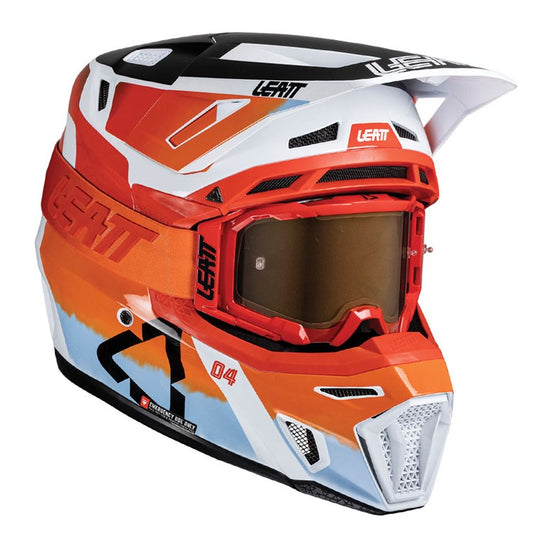 LEATT 2025 HELMET MOTO 8.5 V25 GLAMIS + FREE GOGGLES