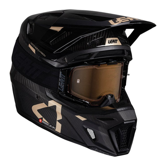 LEATT 2025 HELMET MOTO 9.5 V25 CARBON + FREE GOGGLES