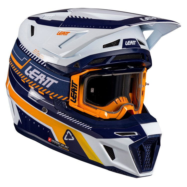 LEATT 2026 HELMET MOTO 8.5 V26 ORANGE + FREE GOGGLES