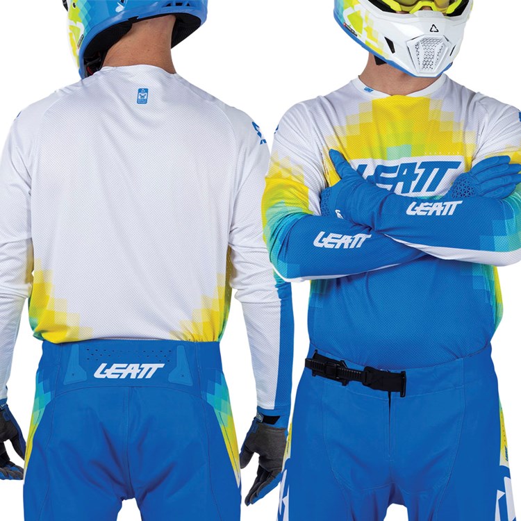 LEATT 2026 SHIRT MOTO 4.5 LITE PIXEL BLUE