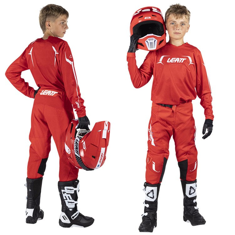 LEATT 2026 YOUTH PANT AND SHIRT KIT 3.5 RED