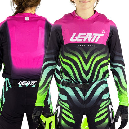 LEATT 2026 SHIRT YOUTH MOTO 4.5 TIGER PINK