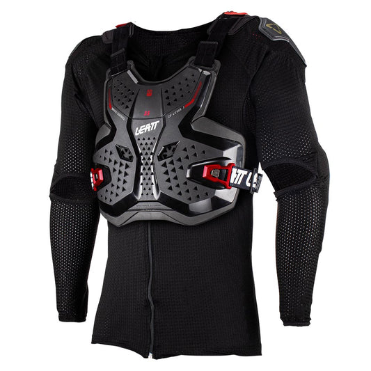 LEATT BODY PROTECTOR 3.5 JUNIOR BLACK/RED LARGE/X-LARGE 147-159CM