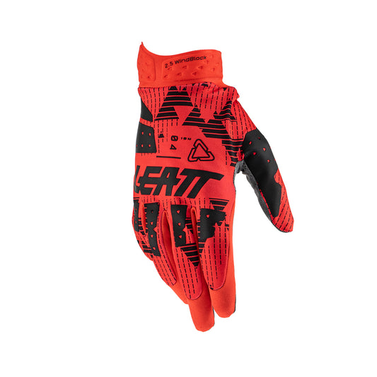 LEATT GLOVE MOTO 2.5 WINDBLOCK RED