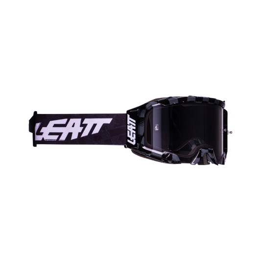 LEATT GOGGLE VELOCITY 5.5 IRIZ BRUSHED - SILVER LENS (r)