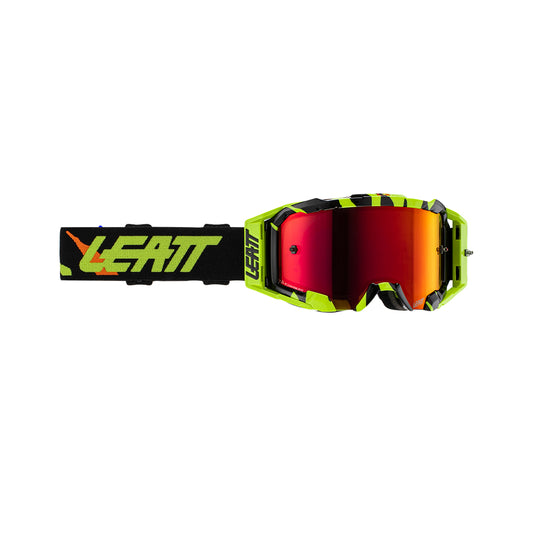 LEATT GOGGLE VELOCITY 5.5 IRIZ TIGER - RED LENS (r)