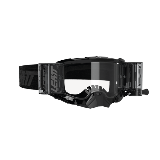LEATT GOGGLE VELOCITY 5.5 ROLL-OFF BLACK - CLEAR LENS (r)