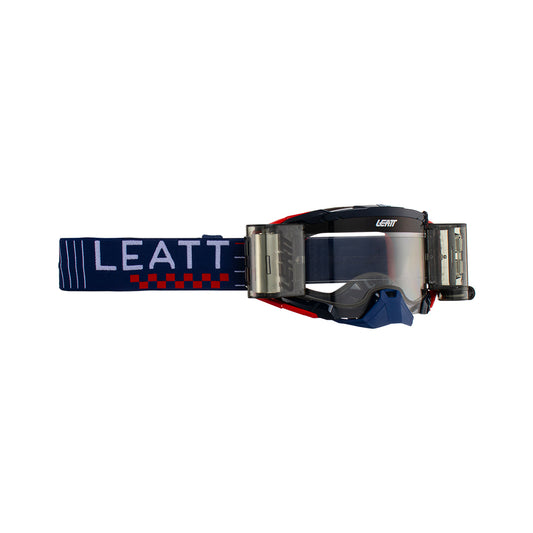 LEATT GOGGLE VELOCITY 5.5 ROLL-OFF ROYAL - CLEAR LENS