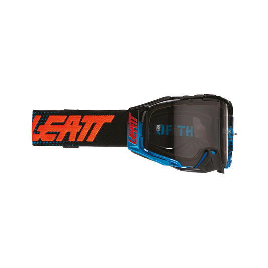 LEATT GOGGLE VELOCITY 6.5 NEON BLURINGE - LIGHT GREY LENS (r)