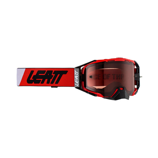LEATT GOGGLE VELOCITY 6.5 RED - ROSE LENS (r)