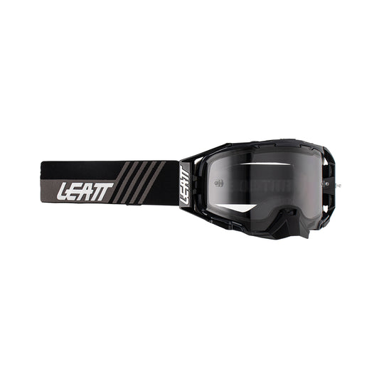 LEATT GOGGLE VELOCITY 6.5 STEALTH - LIGHT GREY LENS