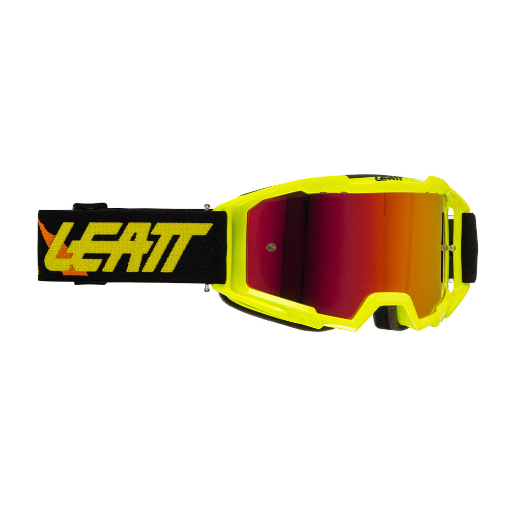LEATT GOGGLE VIZION 3.5 IRIZ LIME LENS - RED 45 VLT