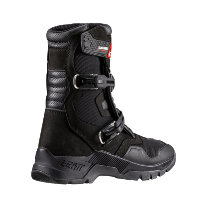 LEATT ADVENTURE BOOT 7.5 X-FLOW  SHORT BLACK / GREEN LANE TRAIL RIDING