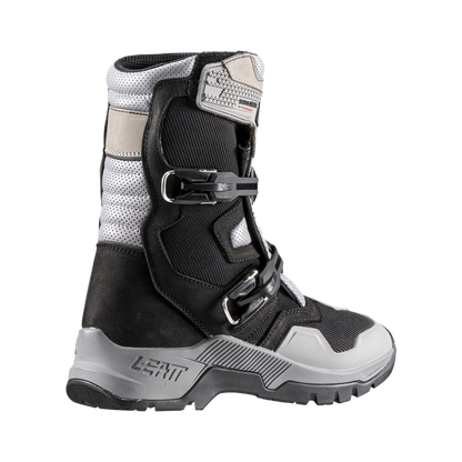 LEATT ADVENTURE BOOT 7.5 X-FLOW BLACK/GREY / GREEN LANE TRAIL RIDING