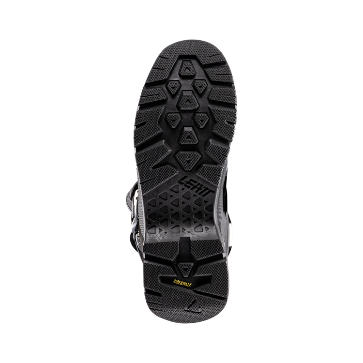 LEATT ADVENTURE BOOT 7.5 X-FLOW BLACK/GREY / GREEN LANE TRAIL RIDING