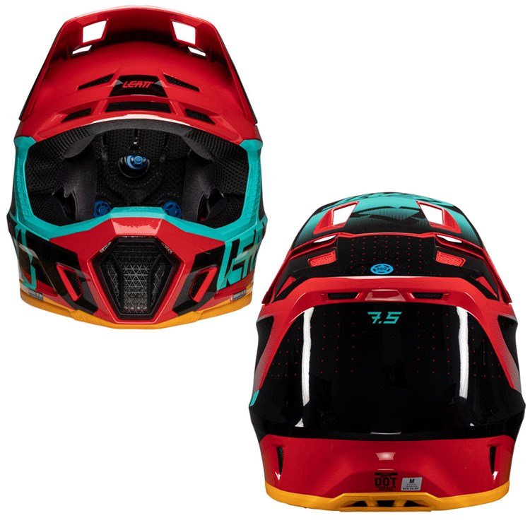 LEATT 2025 HELMET MOTO 7.5 V25 RED + FREE GOGGLES