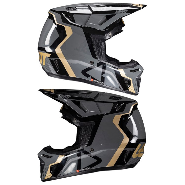LEATT 2025 HELMET MOTO 8.5 V25 BLACK+ FREE GOGGLES