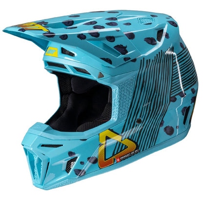LEATT 2025 HELMET MOTO 8.5 V25 CHEETAH + FREE GOGGLES