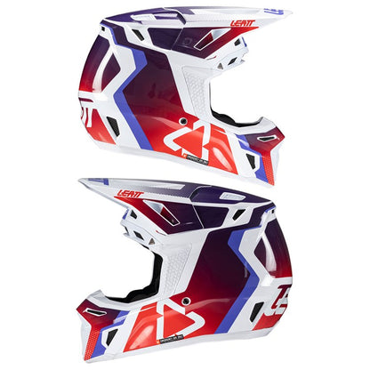 LEATT 2025 HELMET MOTO 8.5 V25 SUNBURN + FREE GOGGLES
