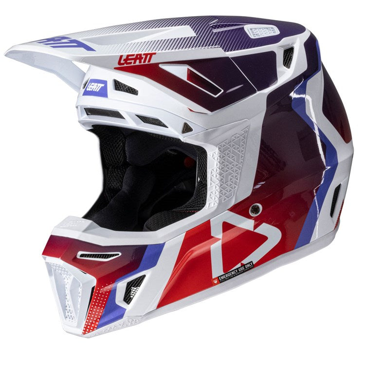LEATT 2025 HELMET MOTO 8.5 V25 SUNBURN + FREE GOGGLES