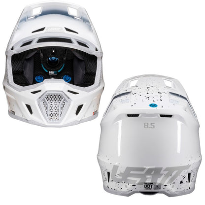 LEATT 2025 HELMET MOTO 8.5 V25 WHITE + FREE GOGGLES