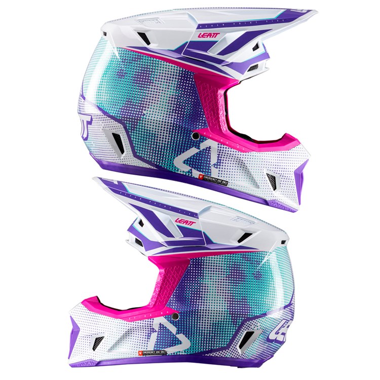 LEATT 2026 HELMET MOTO 7.5 V26 PURPLE + FREE GOGGLES