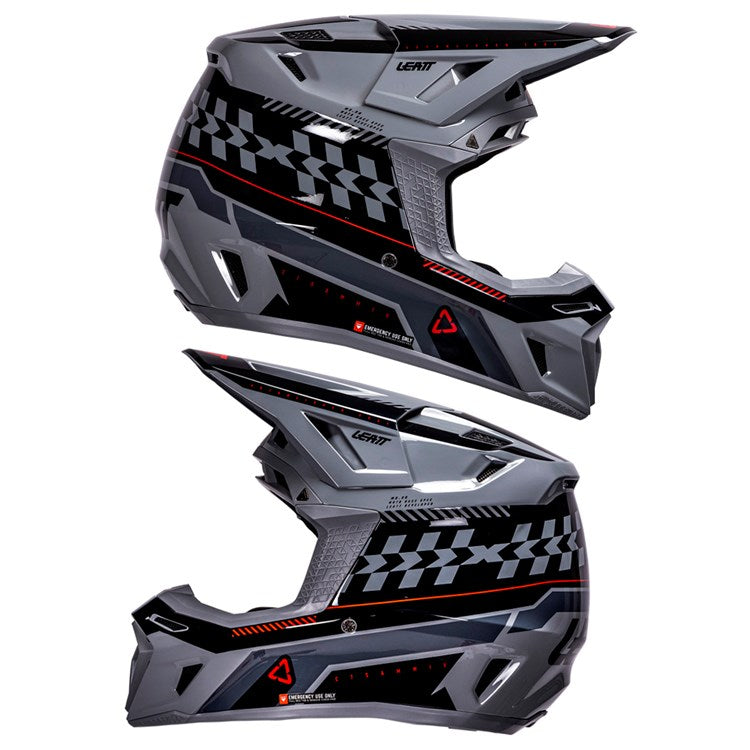 LEATT 2026 HELMET MOTO 8.5 V26 GREY + FREE GOGGLES