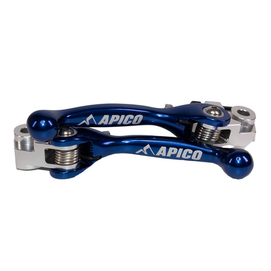 APICO FLEXI LEVER (PAIR) GAS/HQV EC/EC-F250-350 21-23,  TE/FE150-501 22-23 (BRAKTEC) BLUE