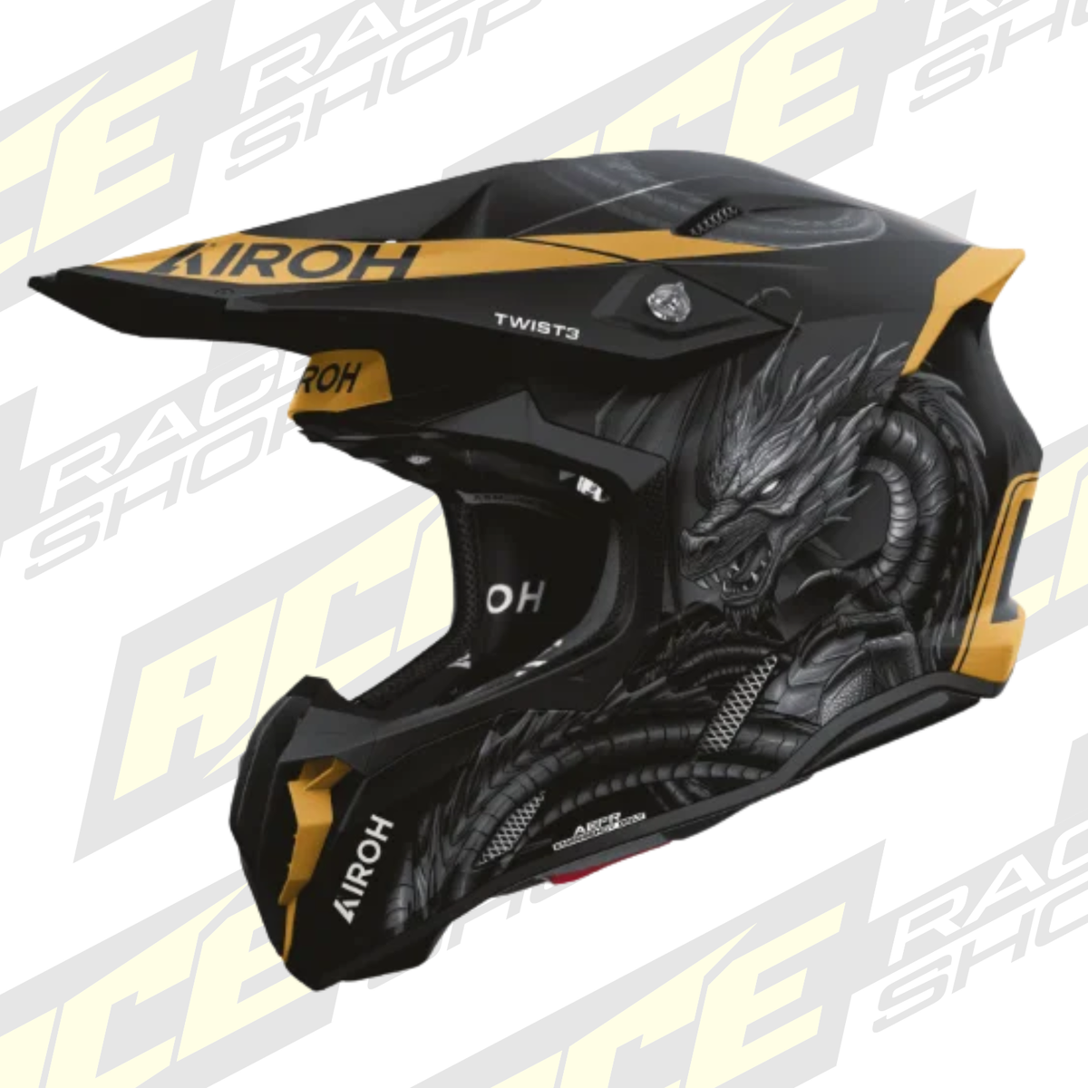 AIROH TWIST 3 MALEFYCIENT MATT MX MOTOCROSS HELMET
