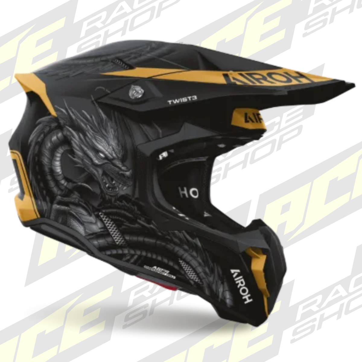 AIROH TWIST 3 MALEFYCIENT MATT MX MOTOCROSS HELMET