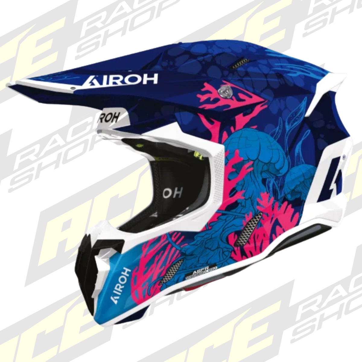 AIROH TWIST 3 UNDERWATER GLOSS MX MOTOCROSS HELMET