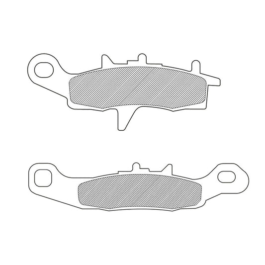 RENTHAL BRAKE PADS FRONT/REAR KAW/SUZ KX80-112 98-24, RM85 05-24 (GF108) (R)