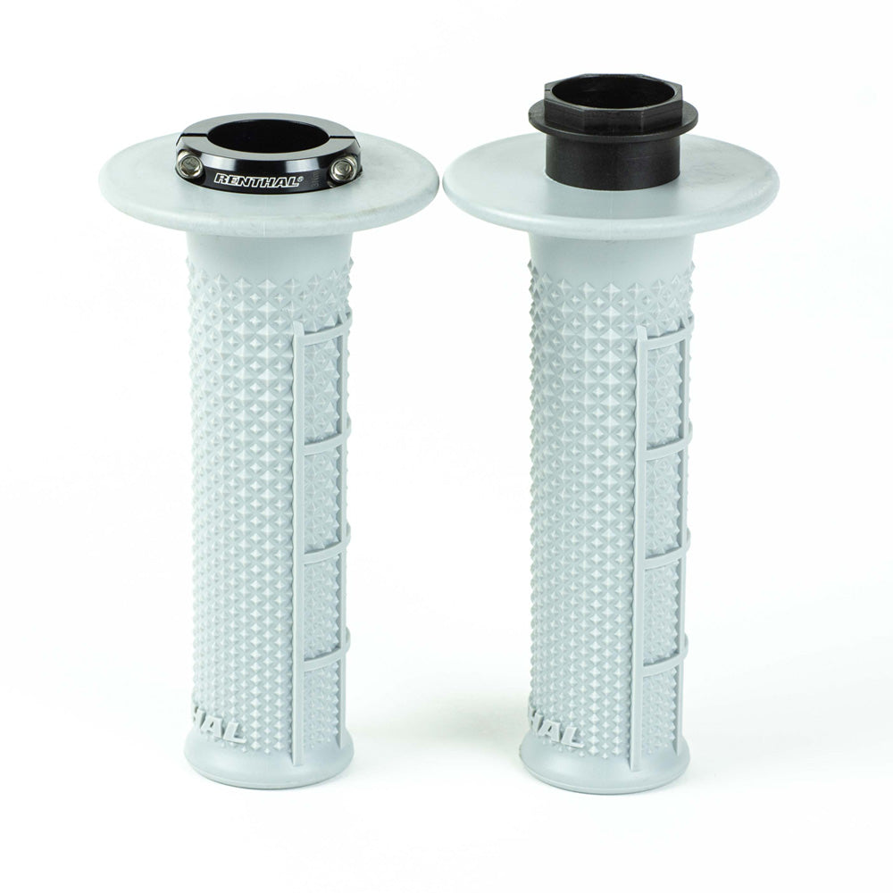 RENTHAL HANDLEBAR GRIP MX ORIGINAL LOCK ON SOFT, TAPERED/HALF WAFFLE