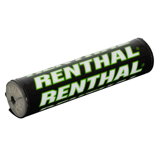 RENTHAL BAR PAD MINI SX (205MM/8.5IN) BLACK/GREEN/WHITE (GREY FOAM)