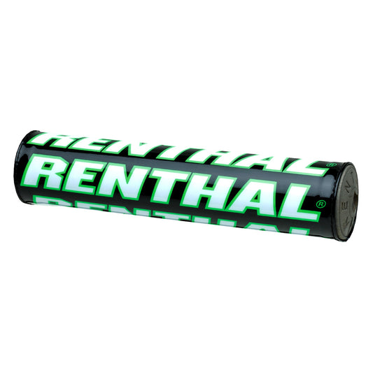 RENTHAL BAR PAD SX (10IN) BLACK/WHITE/GREEN (240MM)