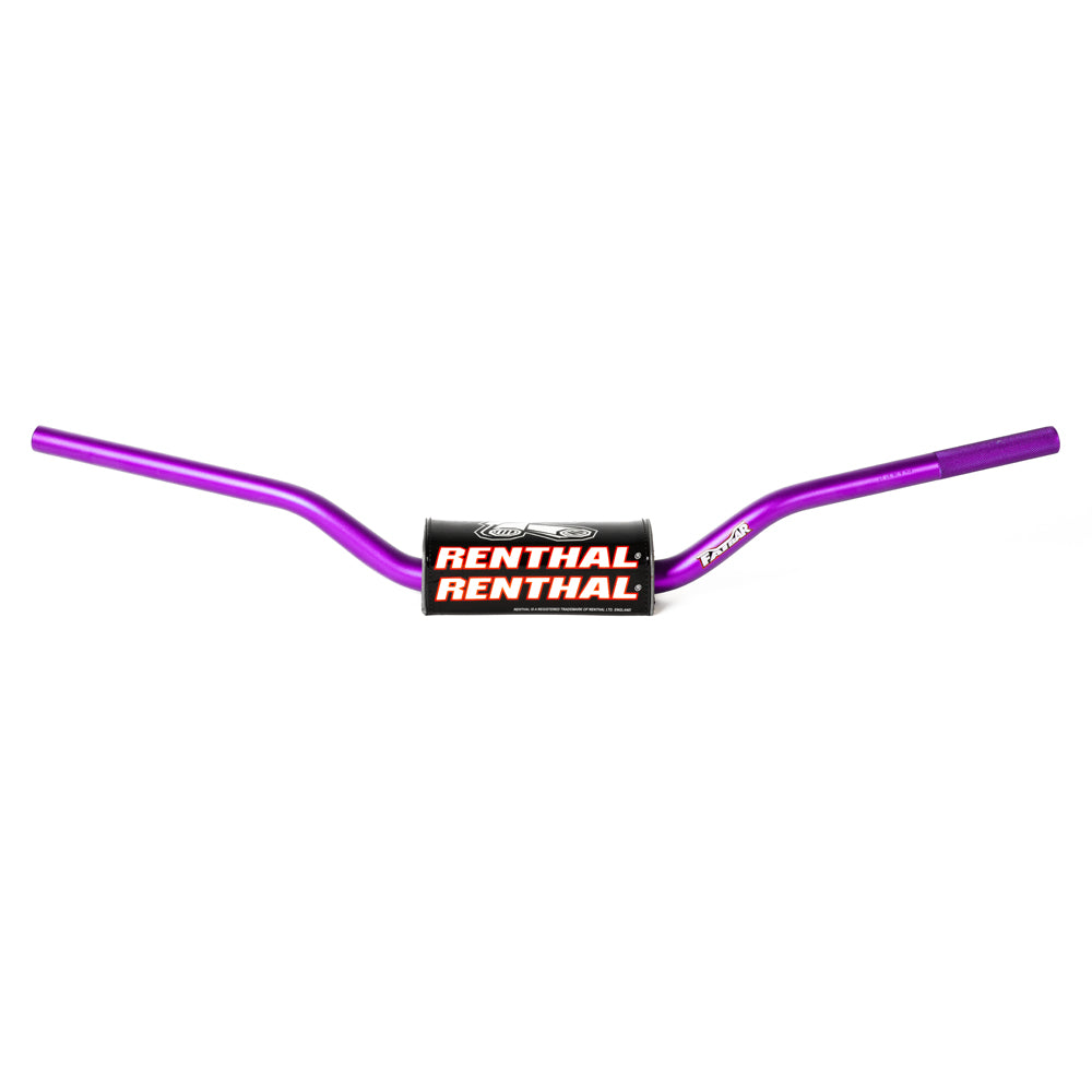 RENTHAL HANDLEBAR FATBAR MX/ENDURO 604 RC HONDA CRF 04-18, KAWASAKI KX/KXF 06-20 PURPLE